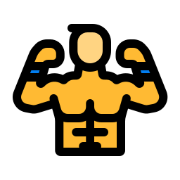 Muscle flex icon