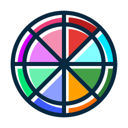 paleta kolorów ikona