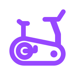 bicicleta de spinning icono