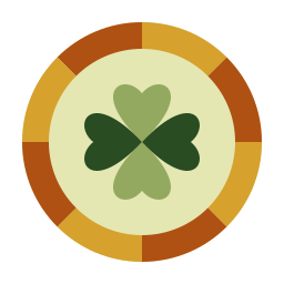 moneda de la suerte icono
