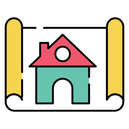 plano de casa icono