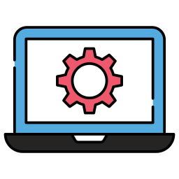laptop-instelling icoon
