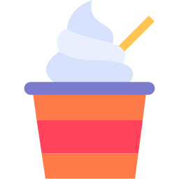 tazón de helado icono