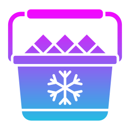 Ice bucket icon