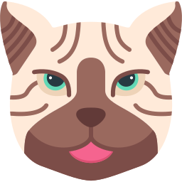 gato de la isla de man icono