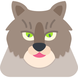 gato del bosque noruego icono