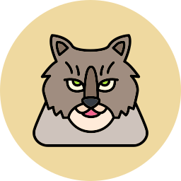 norweski kot leśny ikona
