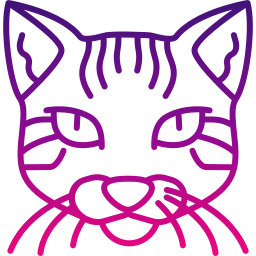 gato bengala icono