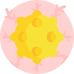 cellula cancerosa icona