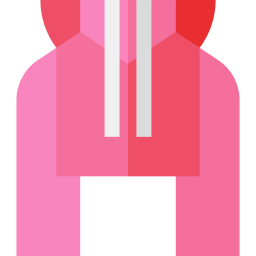 sudadera corta icono