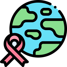 dia internacional contra o câncer de mama Ícone