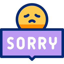 sorry icoon
