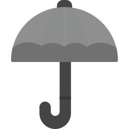 parapluie ouvert Icône