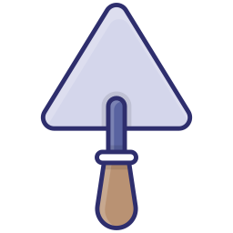 trójkątna łopata ikona