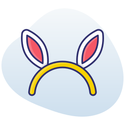 orecchie da coniglio icona