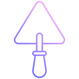 driehoekige schep icoon