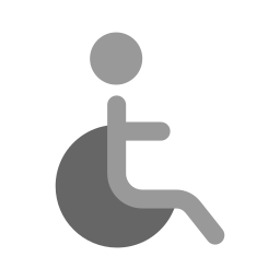 sedia per disabili icona