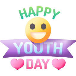 dag van de jeugd icoon
