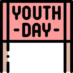 día de la juventud icono