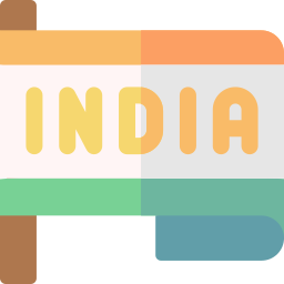 Индийский флаг иконка