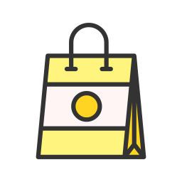 bolsa de producto icono