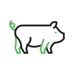 animal de granja icono