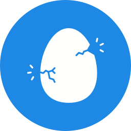 Вылупившееся яйцо иконка
