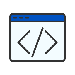 Piece of code icon
