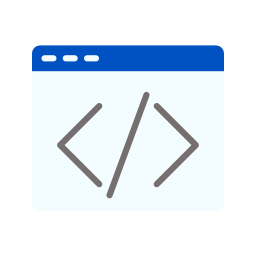 Piece of code icon