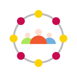 miembros del equipo icono