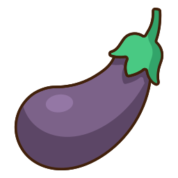 aubergines Icône