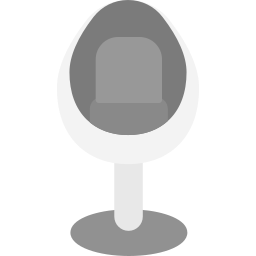 Egg chair icon