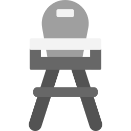 cadeira alta Ícone