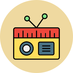 estación de radio icono
