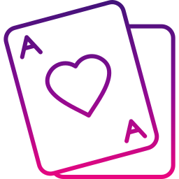 juegos de cartas icono