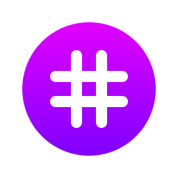 hashtag icoon