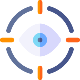 Escáner ocular icono