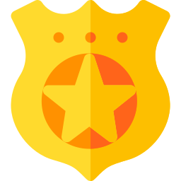 Distintivo de polícia Ícone