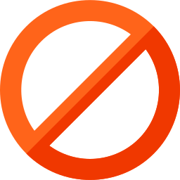 Prohibición icono