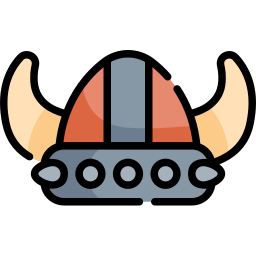 Viking helmet icon