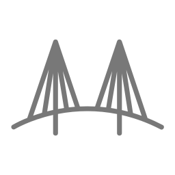 Подвесной мост иконка