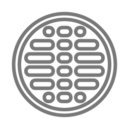 Metal drain icon