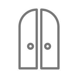 dubbele deuren icoon