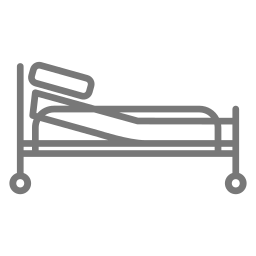 Recovery bed icon