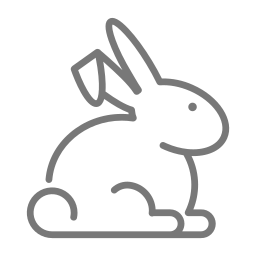 Pet rabbit icon