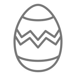 Dyed egg icon