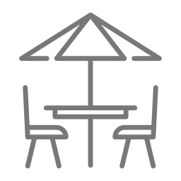 테이블 우산 icon
