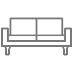 Living room couch icon