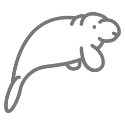 mammifero acquatico icona