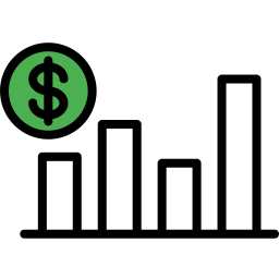 gráfico de barras icono